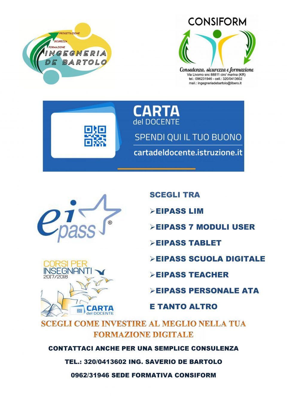 Certificazione EIPASS Basic - Carta Docente